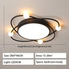 New Ring Round Gold Simple Design Remote Control Light Modern Led Chandelier For Bedroom Living Room Kitchen Study Ceiling Lamp