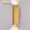 Stainless Steel Outdoor Wall Lamp IP67 Waterproof Gold LED Mounted Light 96V 220V Garden Decoration Porch Light Sconce Luminaire
