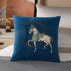 Cotton Horse Paris Style Cushion Cover Pouf Pillow Cover 45*45 Home Decorative for Living Room Luxury Soft Couch Sofa Funda