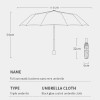 Xiaomi 12 Bone Solid color Automatic umbrella Collapsible Large size sunshade Uv protection