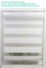 Decopedia Custom Made Zebra Blinds for Windows Motorized Roller Blinds Blackout Day and Night Window Blinds for Sliding Door