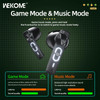 WEKOME Retro Game Style Wireless Bluetooth 5.3 Earbuds Dual-Mic ENC Earphone Support Game and Music Mode for iPhone and Android