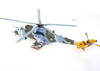 1:72 Scale Mi-24V Meter 24 Female Deer Armed Helicopter Aircraft Model Diecast Alloy Static Display Souvenir Collection Toy Gift