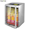 12 Floors Fruit Dryer Food Dehydrator Meat and Seafood Dryer 110V~220V Smart Touch Stainless Steel Material Tempered Glass Door