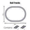 Technical City Series Rail Maintenance Train RC Electric Power Function Motor Tracks Set Building Blocks Toys for Boys MOC Gift