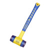 1 double headed installation hammer, 25mm to 45mm rubber hammer with rubber handle, detachable insulated installation hammer