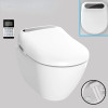 Bathroom Smart Toilet Seat Cover Electronic Bidet Clean Dry Seat Heating Gold Intelligent Led Light Toilet Seat Remote Control