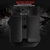 MAGORUI Double Mag Holder, Universal Mag Holder for 9mm 10mm .40 .45 Single & Double Stack Mag Pouch