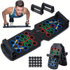 Portable Multifunctional Push-up Board Set With Handles Foldable Fitness Equipment For Chest Abdomen Arms And Back Training Portable Multifunctional Push-up Board Set With Handles Foldable Fitness Equipment For Chest Abdomen Arms And Back Training