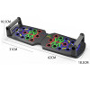 Portable Multifunctional Push-up Board Set With Handles Foldable Fitness Equipment For Chest Abdomen Arms And Back Training Portable Multifunctional Push-up Board Set With Handles Foldable Fitness Equipment For Chest Abdomen Arms And Back Training