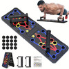 20-in-1 Push Up Board: Get Fit Tone Chest Muscles Foldable Multi-Functional Exercise Equipment Fitness Sports Gym Workout Kit