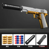 2024 M1911 Glock Soft Bullet Toy Gun Foam Ejection Toy Foam Darts Christmas Gift Airsoft Gun With Silencer For Kid Adult New 6+
