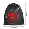 Sparta Skull Spartan Warrior Bonnet Hats Hip Hop Knit Hat For Women Men Winter Warm Skullies Beanies Caps