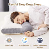 Orthopedic Reverse Traction Pillow Protects Cervical Vertebra and Helps Sleep Single Neck Pillow Can Be Machine Washable 48X74cm