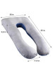 Multifunctional Pregnant Women's Pillow Side Lying Pillow Pure Cotton Detachable and Washable U-shaped Napping Pillow Cushion