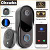 Outdoor WiFi Video Intercom Door bell Camera Smart Home Security Wireless WiFi Doorbell 2-Way Audio Night Vision Doorbell Camera