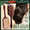 Luxurious Sandalwood Hair Brush Women Custom Wide Teeth Paddle Hairbrush Wooden Comb for Hair Massage Scalp Brush Brosse Cheveux