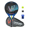 Racket Beach Tennis 3k Carbon Fiber Padel Rackets Ground Tennis Professional Padel Raquets Training Man Backpack Kit 2023