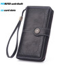 High Quality Women Wallet RFID Anti-theft Leather Wallets For Woman Long Zipper Large Ladies Clutch Bag Female Purse Card Holder