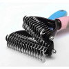 Pet Hair Remover Dog Brush Cat Comb For Long Hair Curly Dogs Cats Removal Undercoat Pet Grooming Brush Rake Dog Accessories