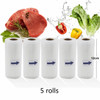 5 Rolls Sous Vide Roll Bags For Vacuum Packing Machine Packaging Food Storage Vacuum Bags for Vacuum Sealer