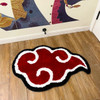 Japanese Anime Red Cloud Doormat Mat Anti-Slip Kitchen Bedroom Handmade Tufted Rug Carpet Living Room Entrance Rug Home Decor