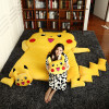 Gift for children Cartoon Pikachu mattress lazy sofa bed Leisure comfort tatami mat Lovely yellow bedroom Floor mattresses