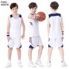 Kids Basketball Jersey Personalized Custom Boys Girls Basketball Uniform Sets Polyester Breathable Basketball Shirt For Children
