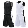 2022 Double-sided Basketball Jerseys Suit Men Women Basketball Training Set Quick Dry Sleeveless Uniform Sports Clothes Custom