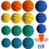 18/21/24CM Kids Bouncing Mute Silent Basketball Squeezable Mute Bouncing Basketball Indoor Silent Ball Foam Basketball Bounce