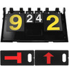 Sports Games Score Flipper Basketball Table Scoreboard Tennis Scorekeeper Net Reusable Scoreboard/Substitution Board/