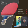 Loki E-Series Table Tennis Racket Professional Carbon Blade Ping Pong Racket Paddle High Elastic Rubber