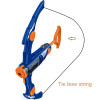 Outdoor Game Safety Soft Bomb Launcher Children Bow and Arrow Model Toy 12 Continuous Launcher Fun Crossbow