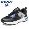 BONA 2022 New Designers Classics Running Shoes Breathable Comfortable Sneakers Men Tennis Trainers Casual Sport Shoes Mansculino