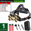 Sensor Headlamp Full Vision Induction Headlights Powerful Flashlight Lantern Outdoor Camping light Fishing Torch Shot Long 1500m