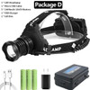 Ceholyd Led XHP100 XHP90 Headlamp Zoomable Head Lamp Hunting Fishing Headlight 1000000LM Flashlight 3PCS 18650 Battery