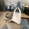 Hand Woven Women's Bag Korean Soft Leather Mother Bag Small Tot Handbag 2022 New Trend Vegetable Basket Bag Tote Bags for Women