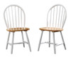 Boraam Farmhouse Wood Dining Chairs Set of 2  Dining Table Set 2 Chairs Restaurant Chair Furniture