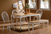 Boraam Farmhouse Wood Dining Chairs Set of 2  Dining Table Set 2 Chairs Restaurant Chair Furniture