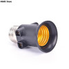 High Quality 1 PC PBT Fireproof E27 Bulb Adapter Lamp Holder Base Socket Conversion with EU Plug 2021
