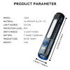 Warsun Outdoor 2000 Lm Emergency Small Portable Tactical Type C Rechargeable Torch COB LED Flashlight with Magnet
