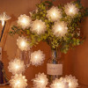 1.5m Garland LED Ball String Lights Christmas Garland For Holiday Wedding Christmas Outdoor Patio Home Decoration