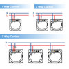 BSEED ZigBee Switches Parts Glass Panel White Touch Switches Function Parts Smart EU Sockets Power Outlet Parts Metal Frame