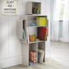 Mainstays Kids Robot Shaped Bookshelf, Robot Gray Color cube shelf  book shelf furniture  book shelf