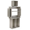 Mainstays Kids Robot Shaped Bookshelf, Robot Gray Color cube shelf  book shelf furniture  book shelf