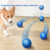 Smart Dog Toy Ball Automatic Moving Bouncing Rolling Ball for Small Medium Dog Cat Toy USB Rechargeable Dog Ball with shell