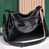 3 Layers Zippers Shoulder Handbag High Quality Big Shoulder Crossbody Bags Luxury Designer Messenger Sac Small Casual Tote Bags