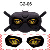 PVC Big Eyes Skin Stickers for DJI Goggles V2 Flight Glasses Decal Decorative Film for DJI Avata / FPV Camera Drone Accessories