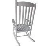Mainstays Outdoor Wood Porch Rocking Chair, White Color, Weather Resistant Finish  Garden Chair  Outdoor Chair Set Garden Bench