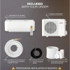 Cooper & Hunter MIA Series, Mini Split Air Conditioner and Heater, 9,000 BTU, 115V, 21.5 SEER2, Wall Mount Ductless